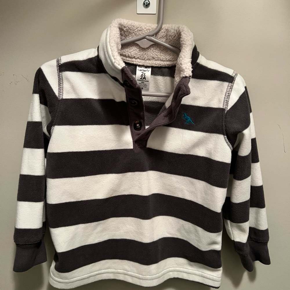 Carter's Striped Sweater - Black and White